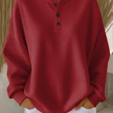 Milagros | Maglione Henley Gofrada