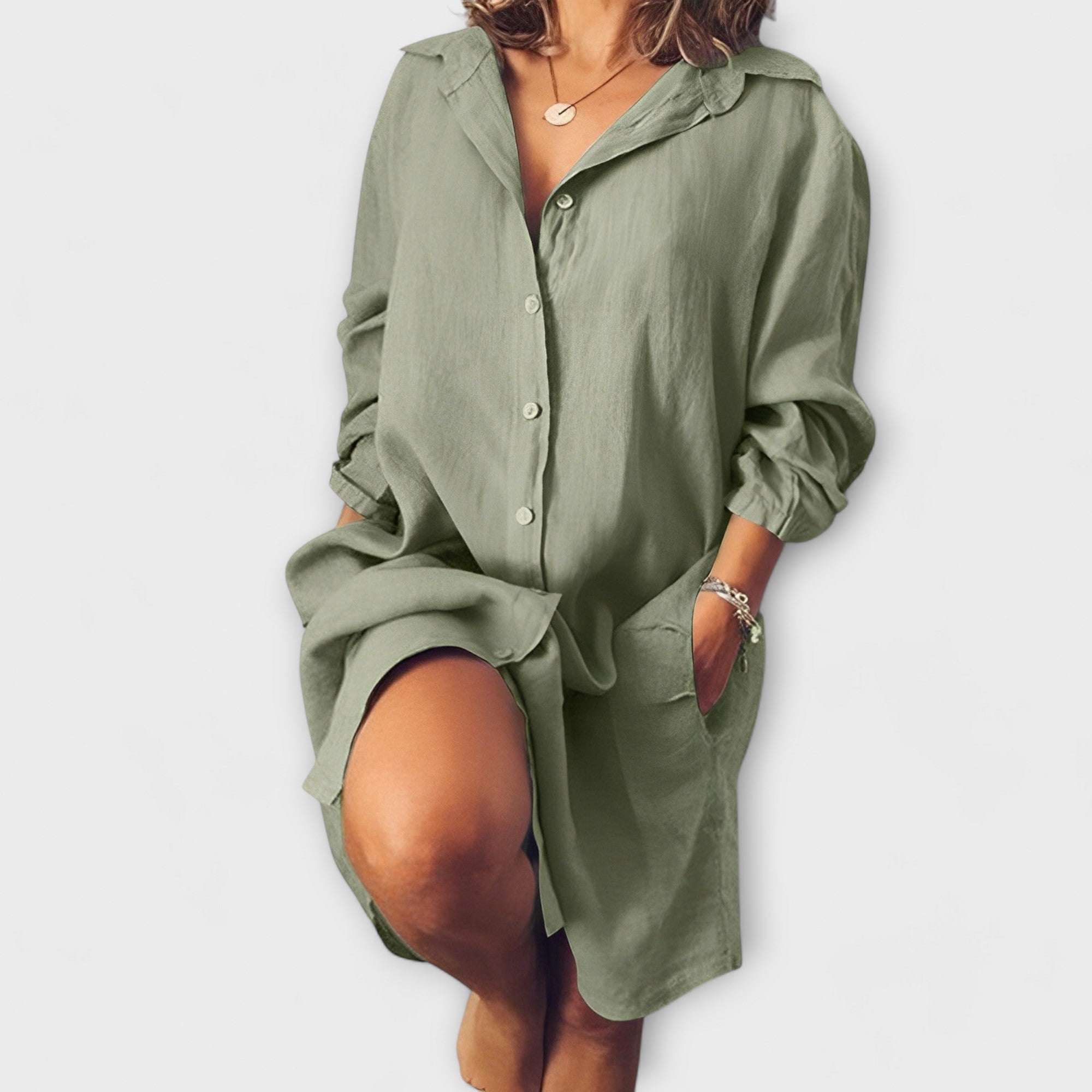 Clara - Blusa casual in lino