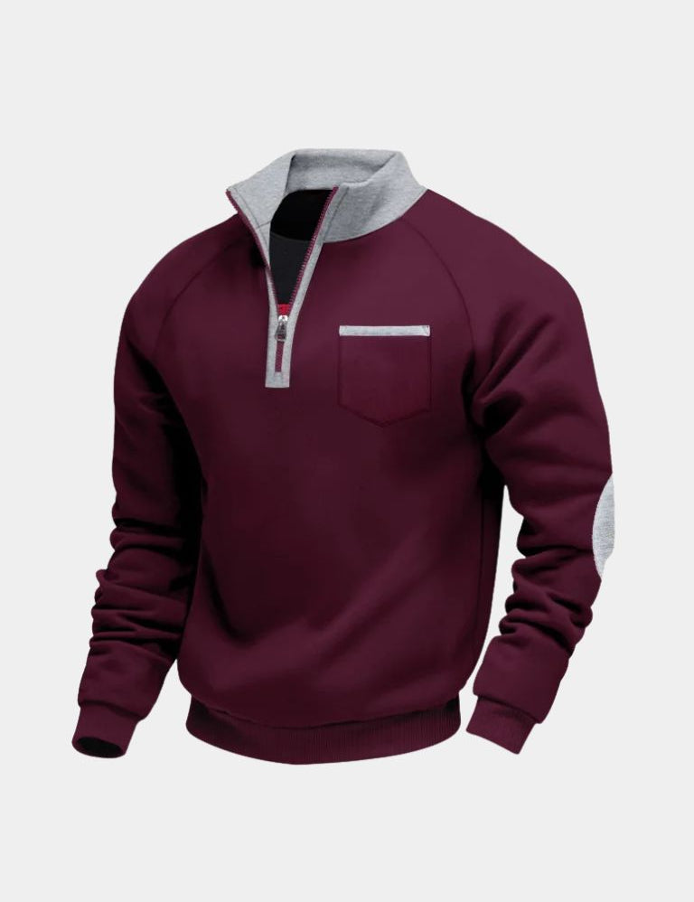 Clayton™ Pullover Classico a Mezzo Zip
