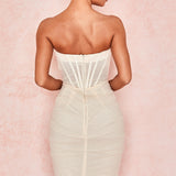 Leïla | Vestito bustier scolpente