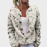 Margarida - Cardigan Floreale d'Autunno