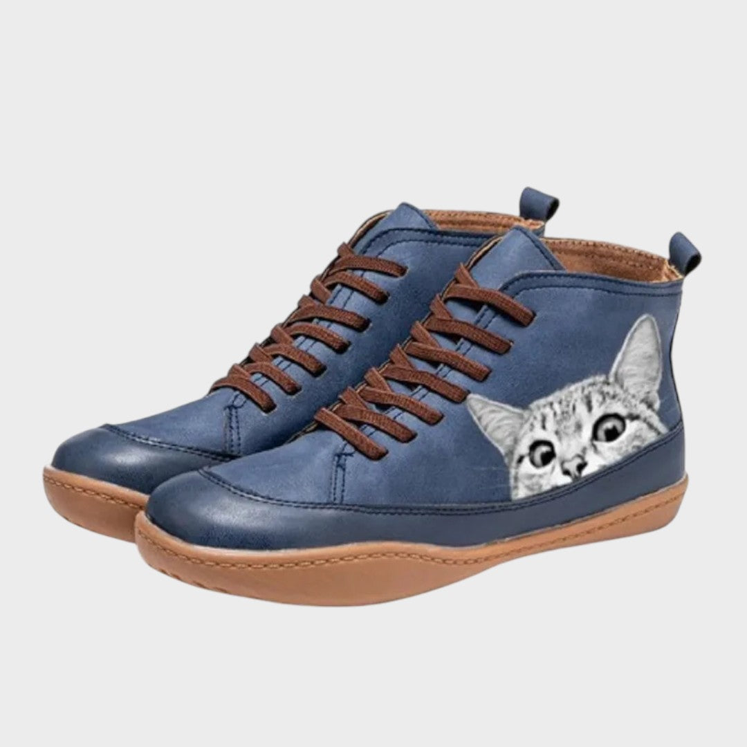 Kitty - Stivali in pelle per amanti dei gatti