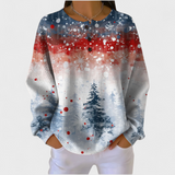 Jasmijn - Maglione natalizio con morbido motivo di pino