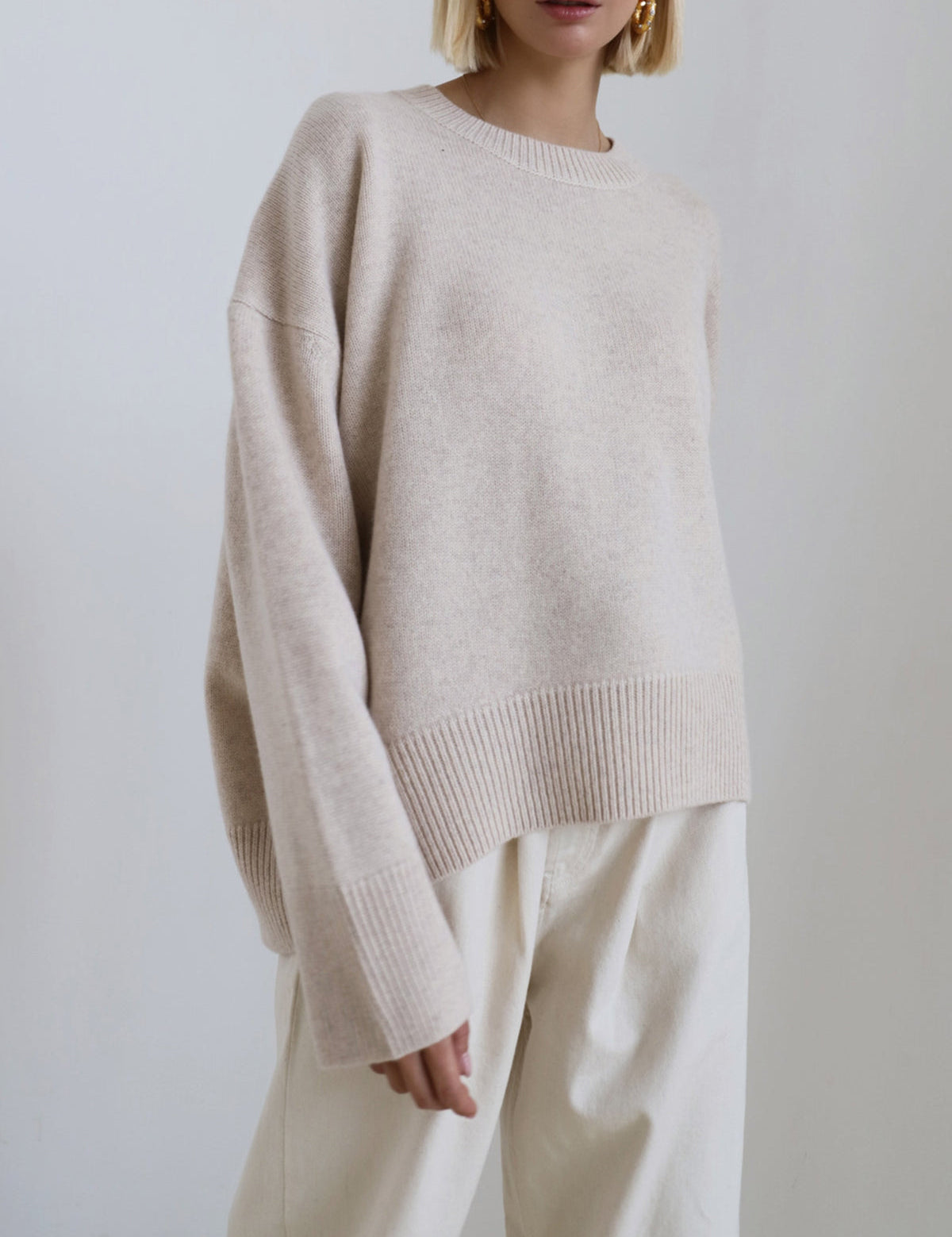 Heidi | Maglione Oversized e Relaxato con Collo Rotondo