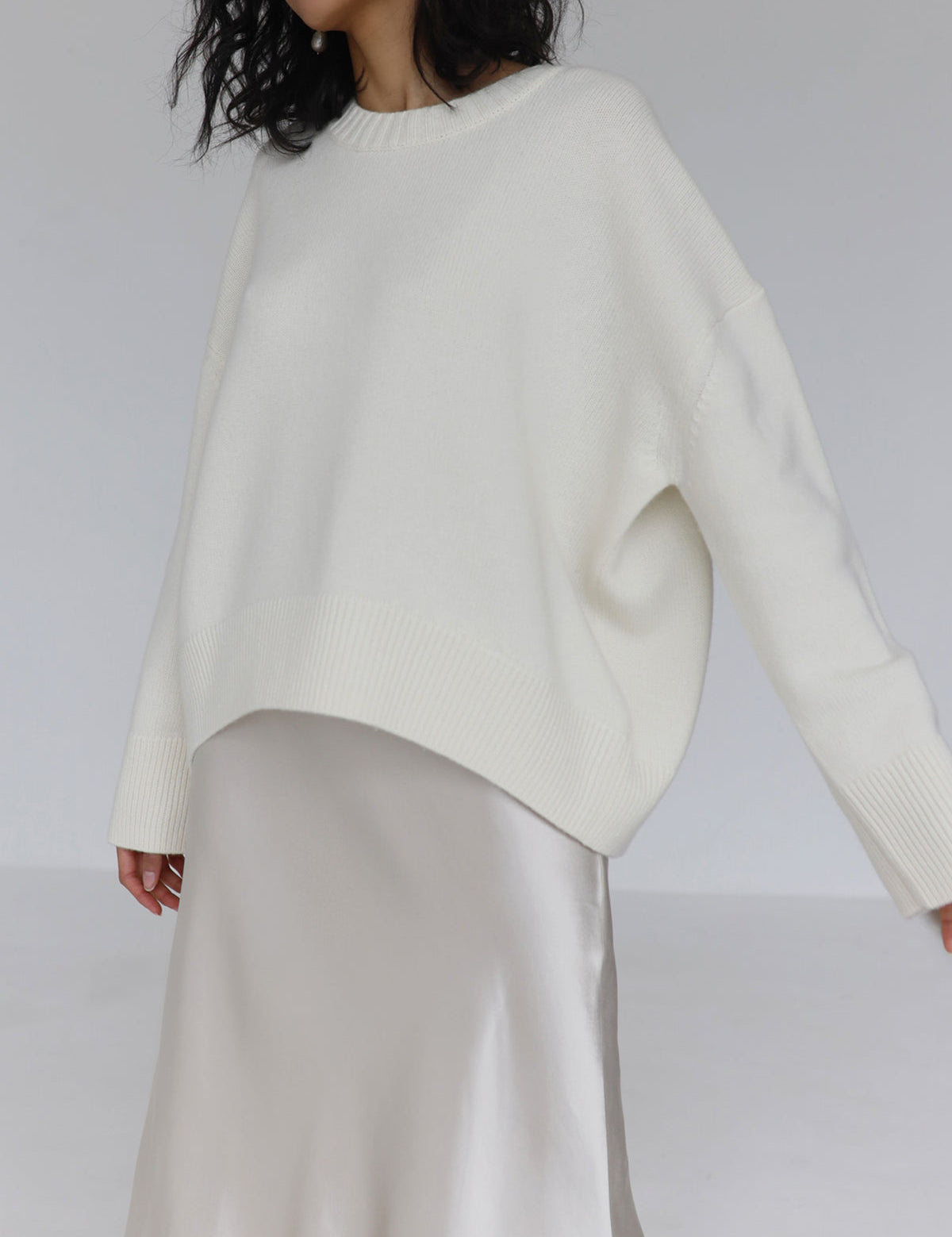 Heidi | Maglione Oversized e Relaxato con Collo Rotondo
