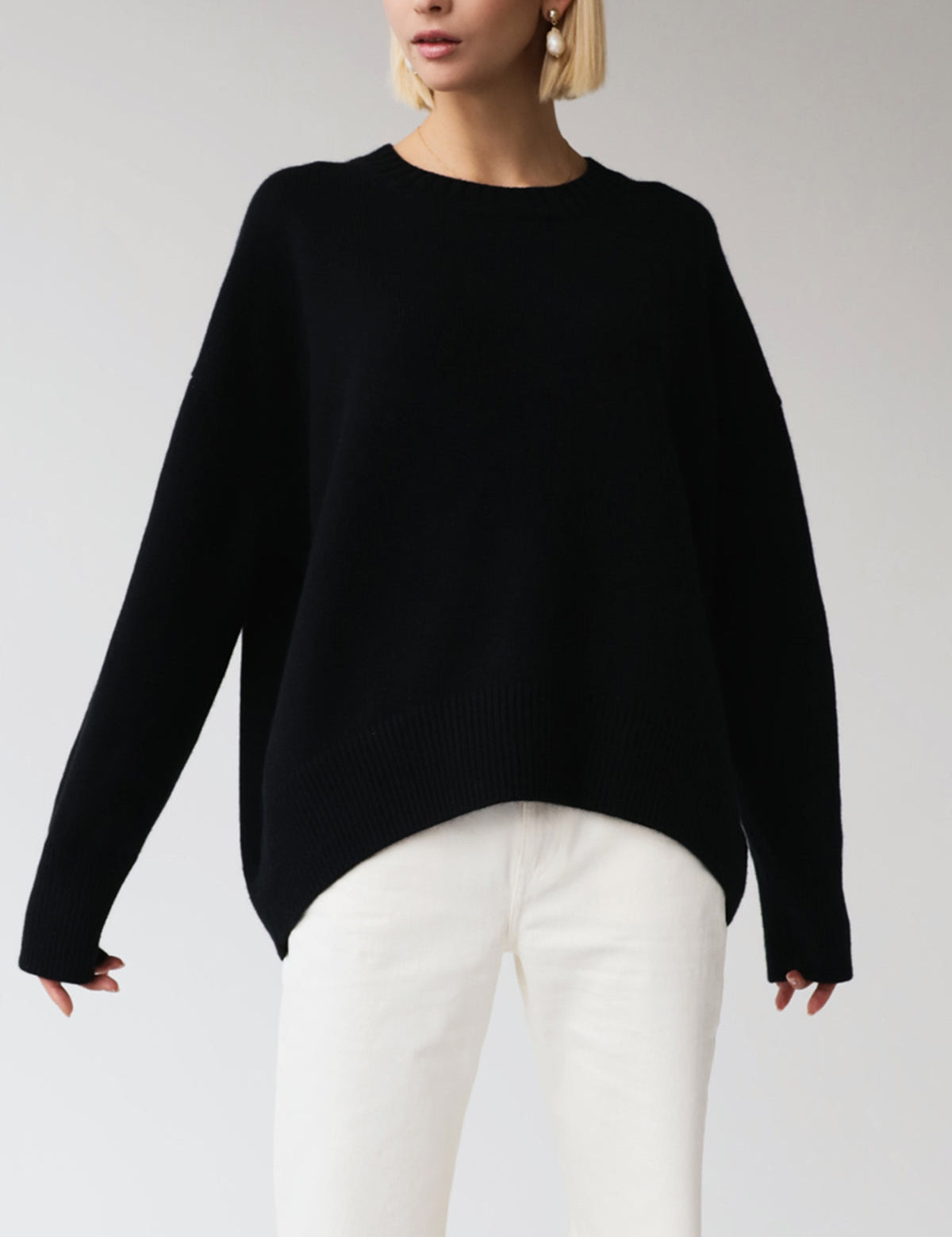 Heidi | Maglione Oversized e Relaxato con Collo Rotondo