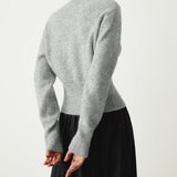 Rosalind | Maglione a Maglia con Mezzo Zip
