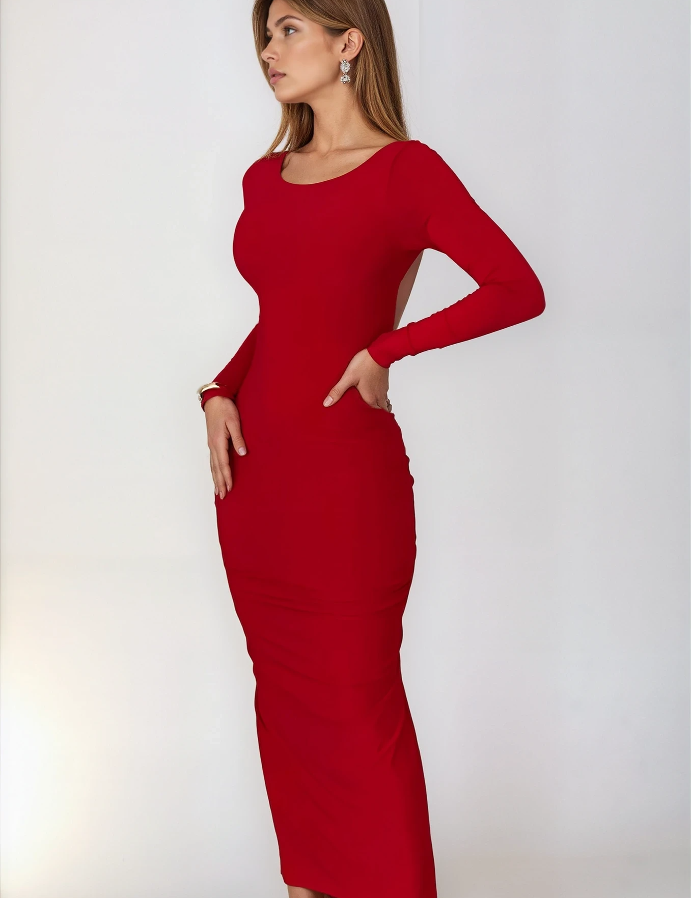 Agathe | Abito elegante con schiena nuda