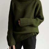 Fern | Maglione a Collo Alto a Coste