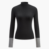Isla | Maglione con Collo Alto e Polsini a Contrasto