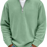 Owen | Maglione in Velluto a Coste con Zip