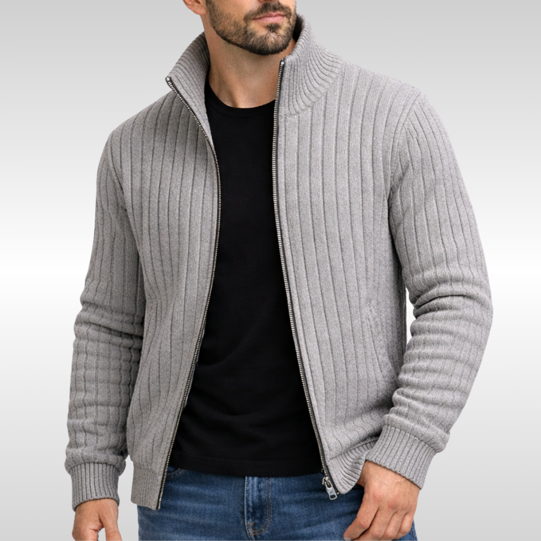 Montclair | Cardigan con Zip a Coste