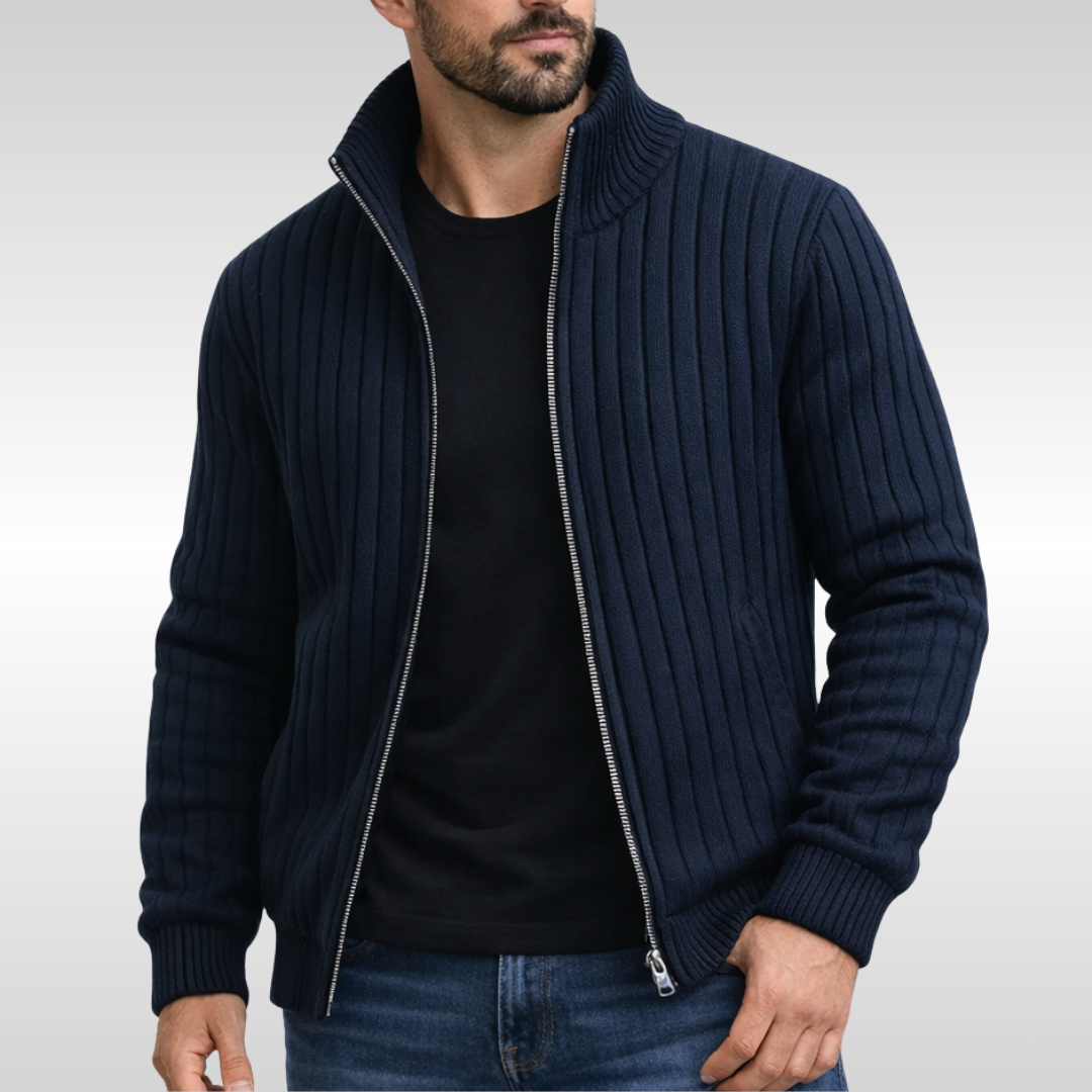 Montclair | Cardigan con Zip a Coste