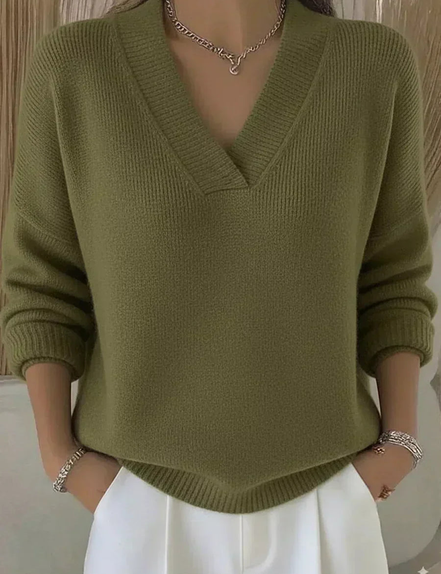 Violeta | Jersey Leggero con Scollatura a V