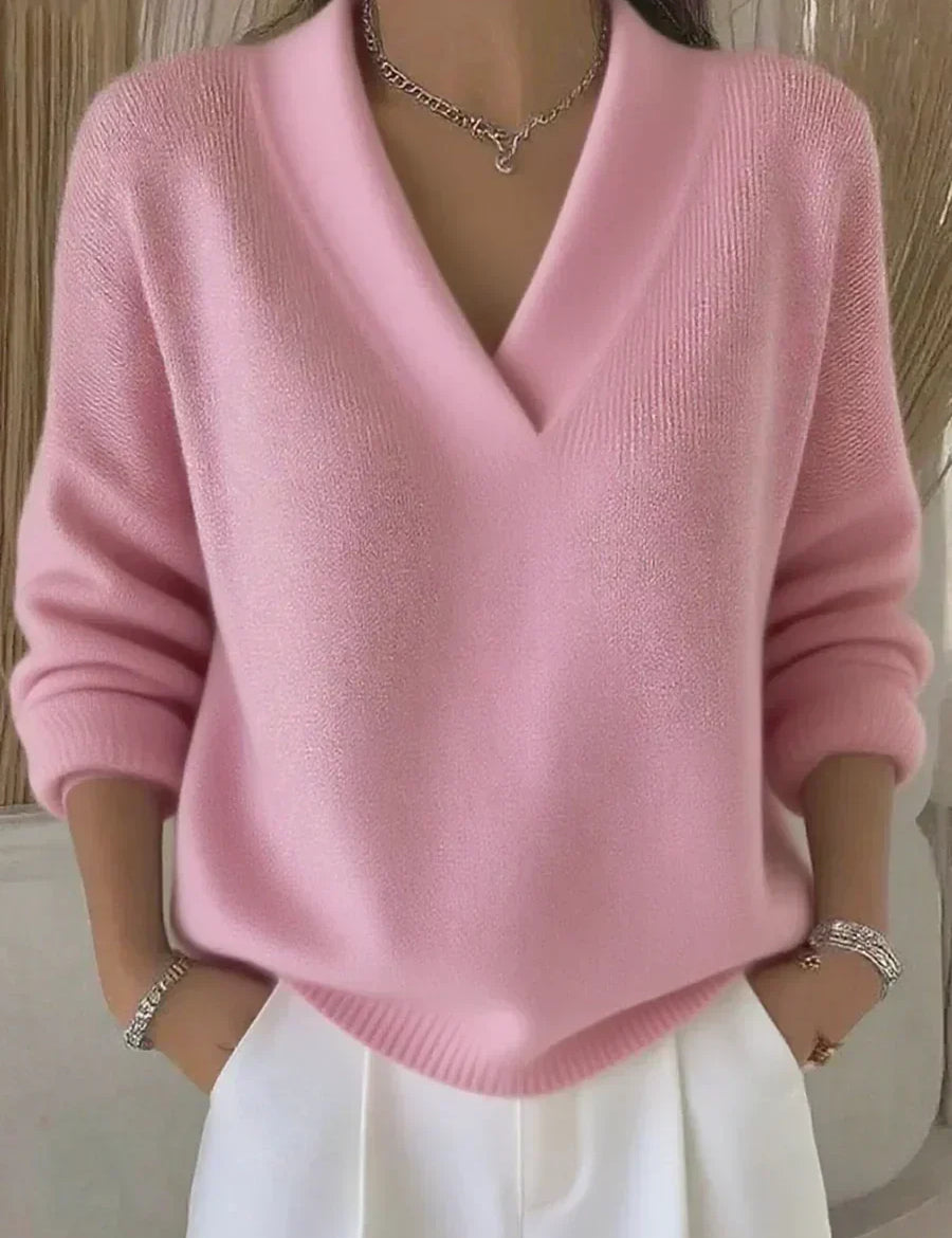 Violeta | Jersey Leggero con Scollatura a V