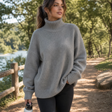 Genevieve | Maglione Relaxato con Collo Alto