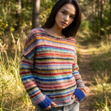 Elsa | Maglione Striato Confortevole