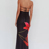 Svala | Vestito floreale senza spalline