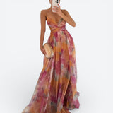 Éléonore | Vestito Lungo Fluido Floreale