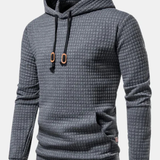 Asher | Felpa con Cappuccio a Maglia Waffle
