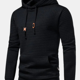 Asher | Felpa con Cappuccio a Maglia Waffle