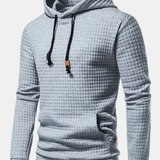 Asher | Felpa con Cappuccio a Maglia Waffle