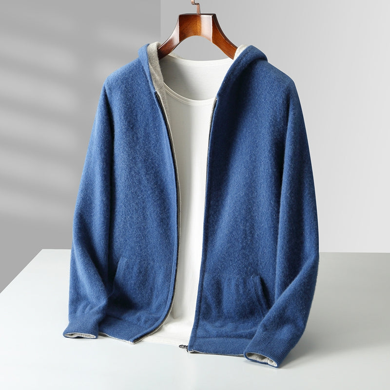 Felpa Reversibile in Cashmere Nolan