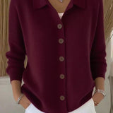 Josefina | Cardigan in Maglia con Collo e Bottoni