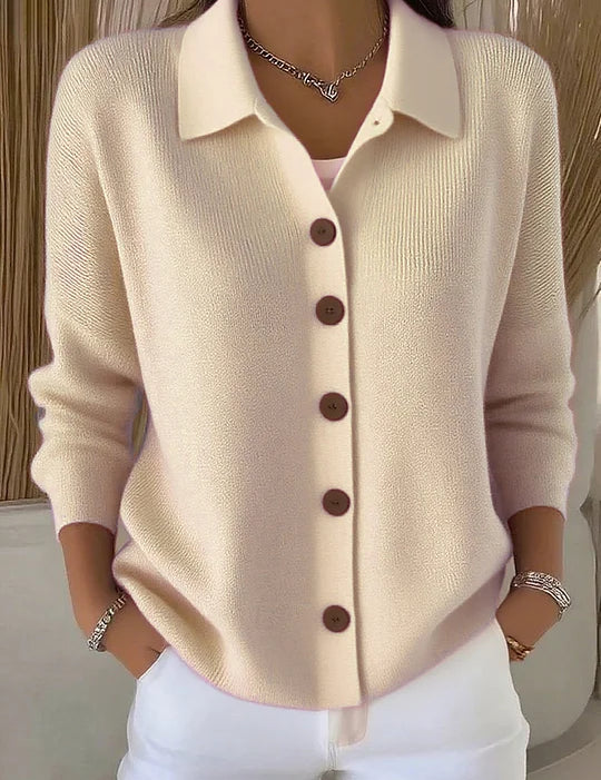 Josefina | Cardigan in Maglia con Collo e Bottoni