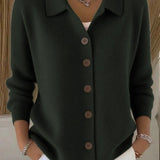 Josefina | Cardigan in Maglia con Collo e Bottoni