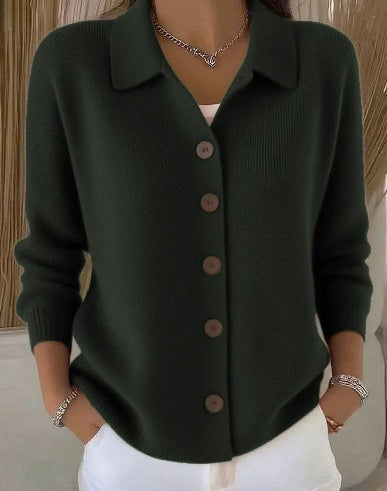 Josefina | Cardigan in Maglia con Collo e Bottoni