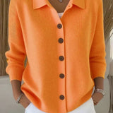 Josefina | Cardigan in Maglia con Collo e Bottoni