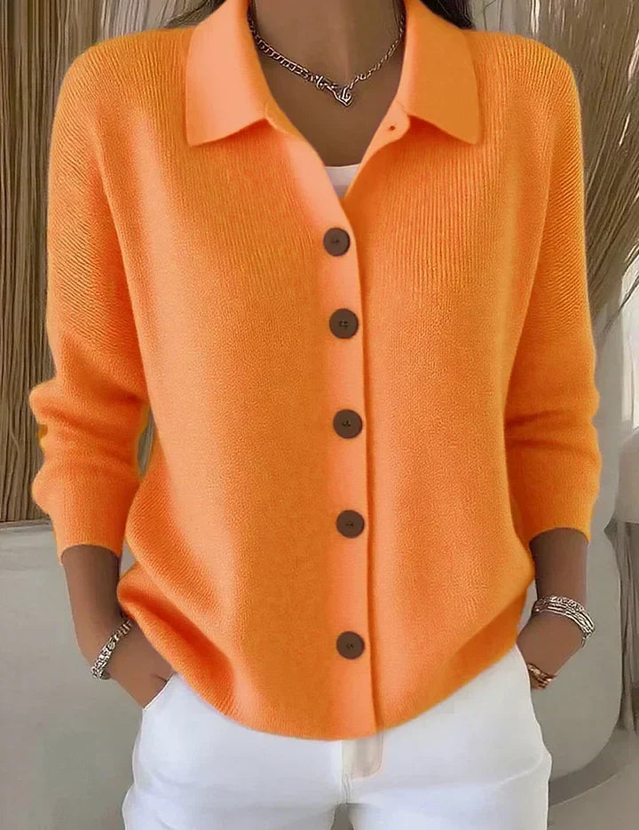 Josefina | Cardigan in Maglia con Collo e Bottoni