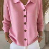 Josefina | Cardigan in Maglia con Collo e Bottoni