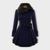 Ema - Cappotto Elegante con Pelliccia