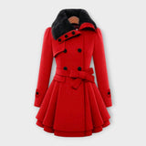 Ema - Cappotto Elegante con Pelliccia