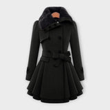 Ema - Cappotto Elegante con Pelliccia