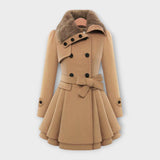 Ema - Cappotto Elegante con Pelliccia