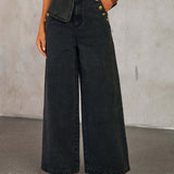 Felicia | Completo in denim elegante