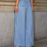 Felicia | Completo in denim elegante