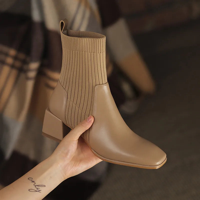Lulu - Stivali con zeppa, Comfort ed Eleganza Femminile