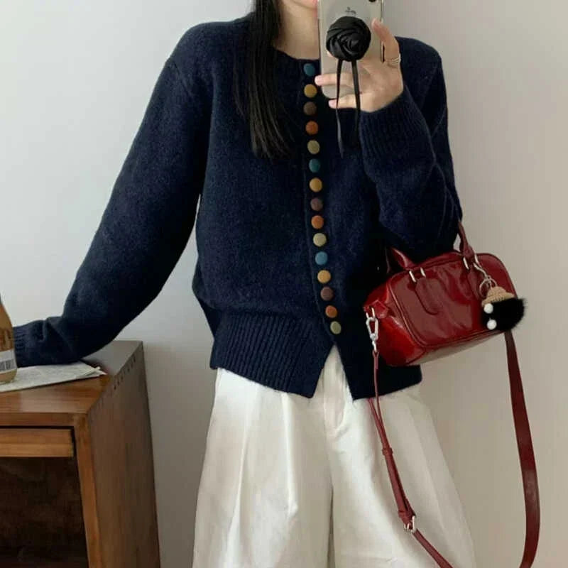 Celeste - Cardigan in Maglia