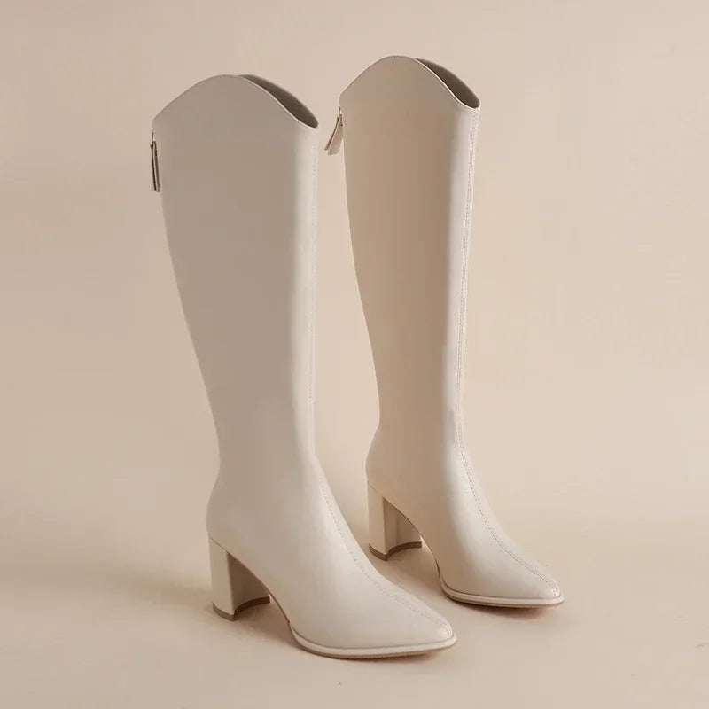 Hilda - Stivali con Tacco Grosso ed Eleganza per l'Inverno