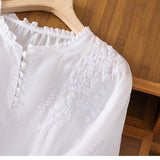 Cassiana - Blusa in Cotone e Lino