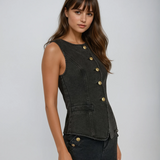 Felicia | Completo in denim elegante