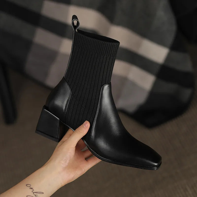 Lulu - Stivali con zeppa, Comfort ed Eleganza Femminile