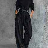 Victoire | Completo Nero con Collo Alto & Pantaloni