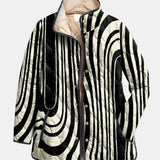 Giacca Piumino Grafica Zebra Sylvie
