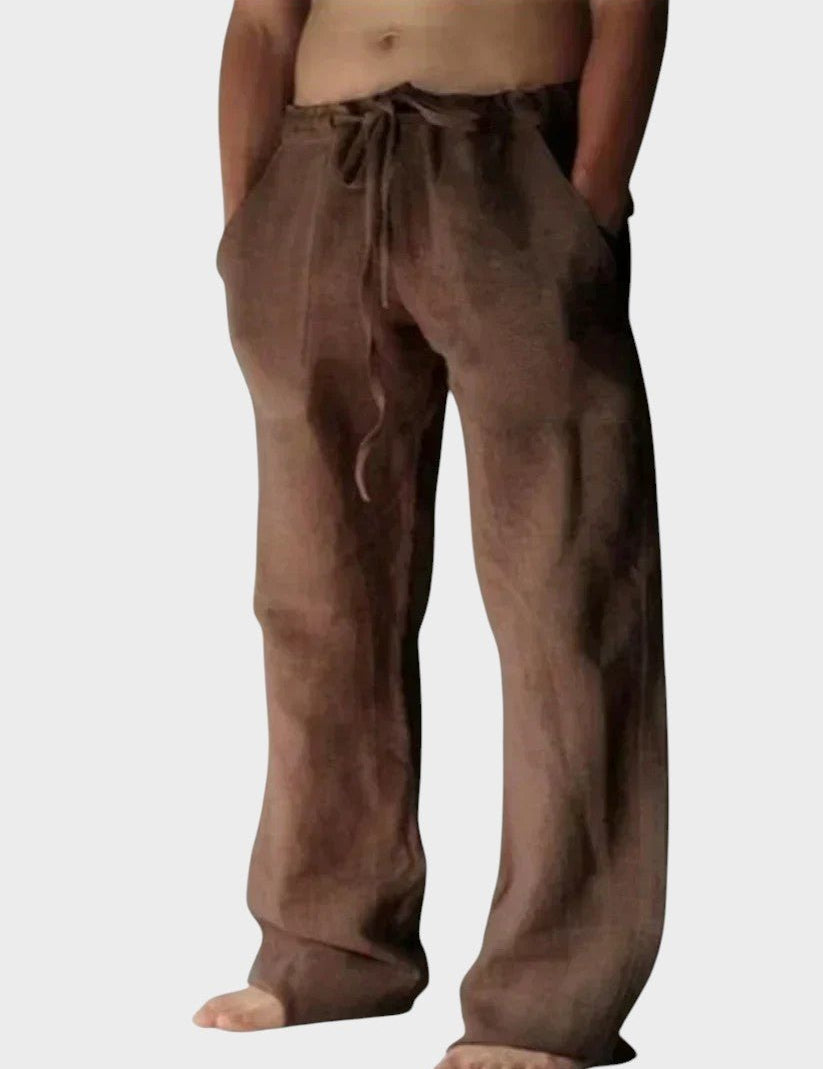 Bruno - Pantaloni casual con chiusura in velcro