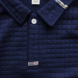 Polo Slim Fit Testurizzato da Uomo con Tasca sulla Manica con Zip